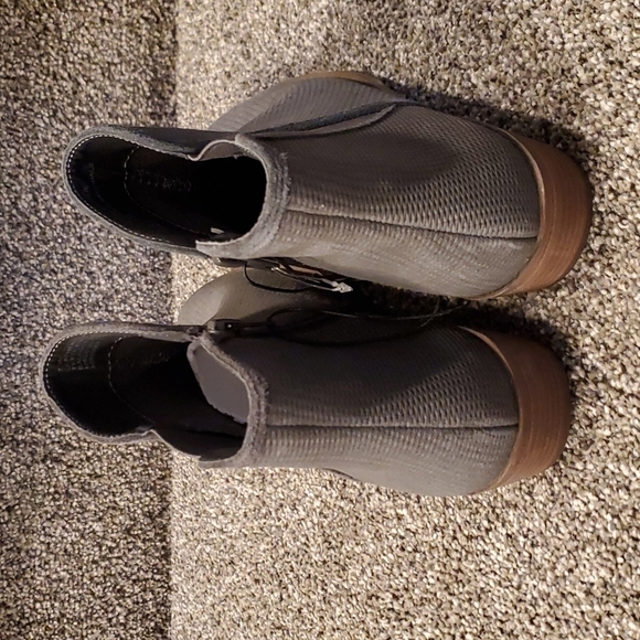 NWOT Kensie Gerona Ankle Suede boho Boots shoes - Picture 9 of 14